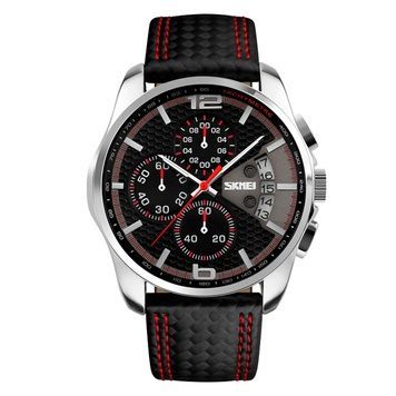 Skmei 9106RD Silver-Black-Red 1080-1049 фото