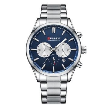 Curren 8446 Silver-Blue 1008-0430 фото