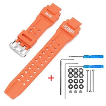 Ремінець для Casio G-Shock GA-1000 Orange SI 1051-1118 фото