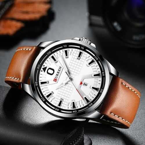 Curren 8379 Silver-White-Brown 1008-0237 фото