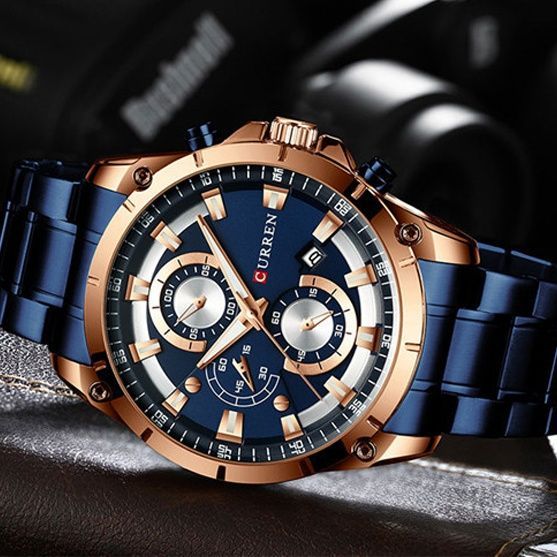 Curren 8360 Blue-Gold 1008-0176 фото