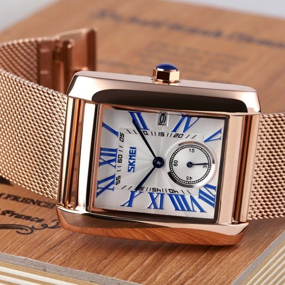 Skmei 9191RGSIBU Rose Gold-Silver-Blue 1080-2456 фото