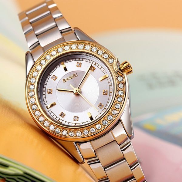 Skmei 1534GDSI Gold-Silver 1080-1482 фото