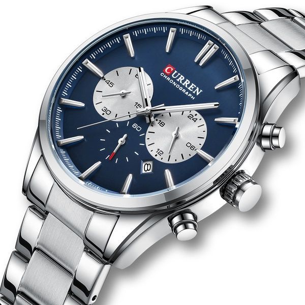 Curren 8446 Silver-Blue 1008-0430 фото