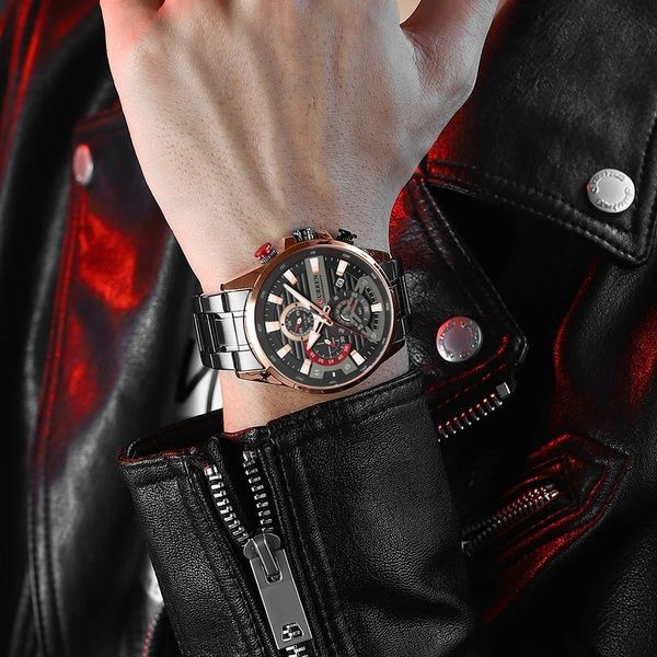 Curren 8417 Black-Gold 1008-0324 фото