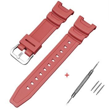 Ремінець для Casio SGW-100 Red SI 1051-1054 фото