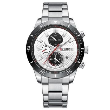 Curren 8417 Silver-Black 1008-0325 фото