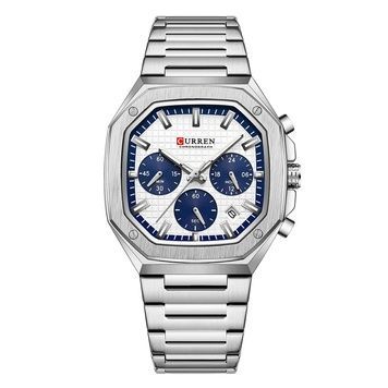 Curren 8459 Silver-White 1008-0473 фото