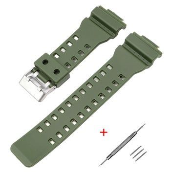 Ремінець + монтажні інструменти для Casio G-Shock GA-100/110/120/140/150/200/300/400/700, GD-100/110 1051-1332 фото
