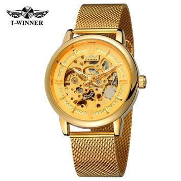 Forsining 8173 Gold-Gold Mesh 1059-0229 фото