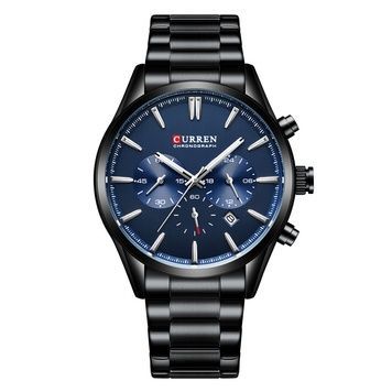 Curren 8446 Black-Blue 1008-0432 фото