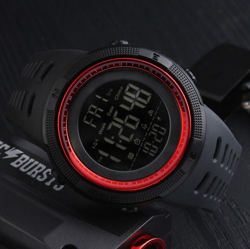 Skmei 1251RD Black-Red 1080-0898 фото