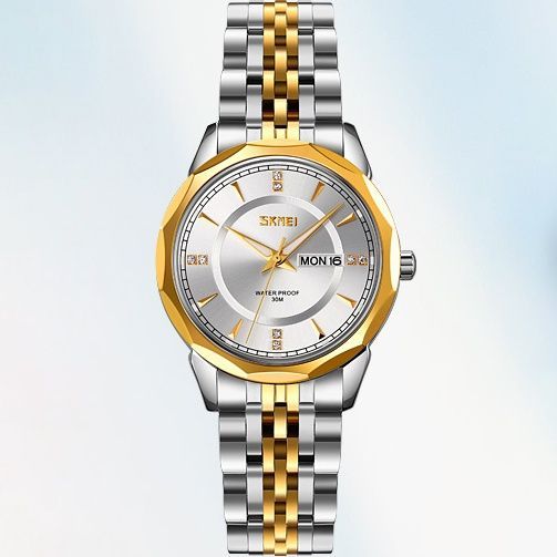 Skmei 9264TGDSI Silver/Gold-Silver 1080-2412 фото