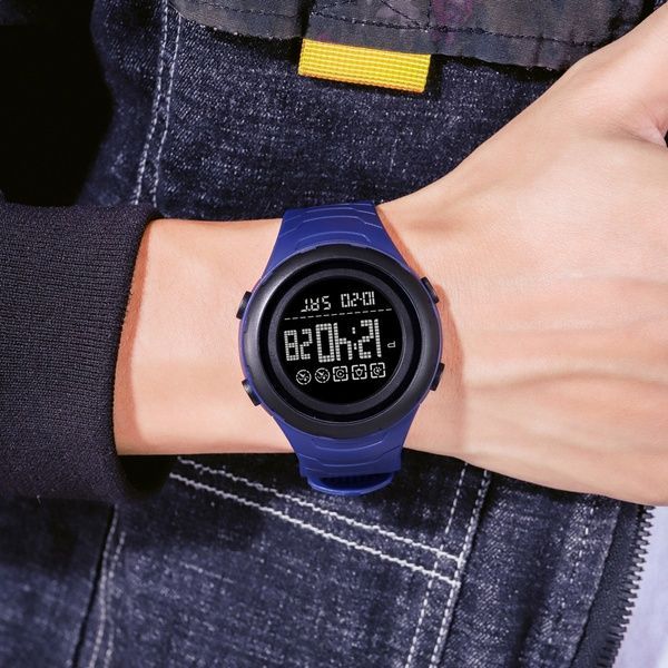 Skmei 1674BUBK blue-black SALE 1080-0927 фото