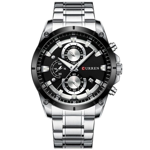 Curren 8360 Silver-Black 1008-0164 фото