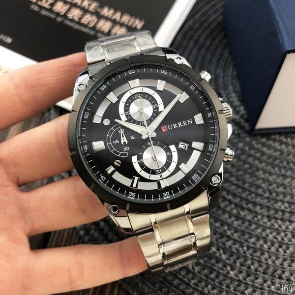 Curren 8360 Silver-Black 1008-0164 фото