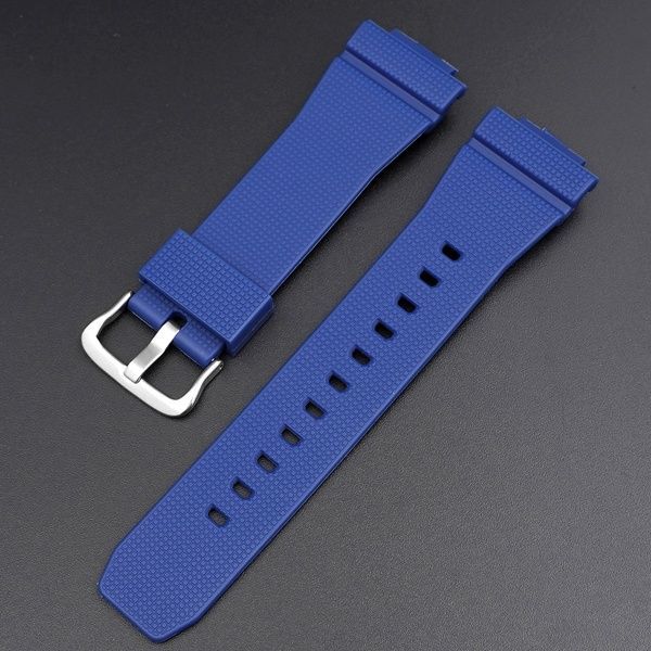 Ремінець для Casio G-Shock GM-2100 GA2100/2110 Blue Silver 1051-0849 фото