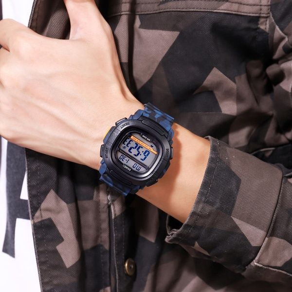 Skmei 1657CMBU Camouflage-Blue SALE 1080-1776 фото