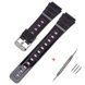 Ремінець для Casio F-91W Jelly Black SI 1051-0926 фото 1