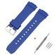Ремінець для Casio G-Shock GM-2100 GA2100/2110 Blue Silver 1051-0849 фото