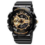 Skmei 1688 Black-Gold 1080-0732 фото