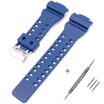 Ремінець для Casio G-Shock GA-100/110 Blue SI 1051-1077 фото