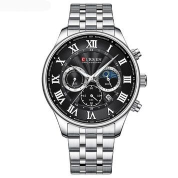 Curren 8427 Silver-Black 1008-0382 фото