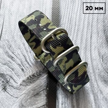 Ремешок Nato Camo A Tacs 20 мм 1051-0470 фото