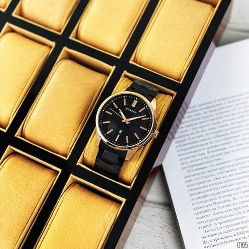 Curren 8366 Black-Gold 1008-0165 фото