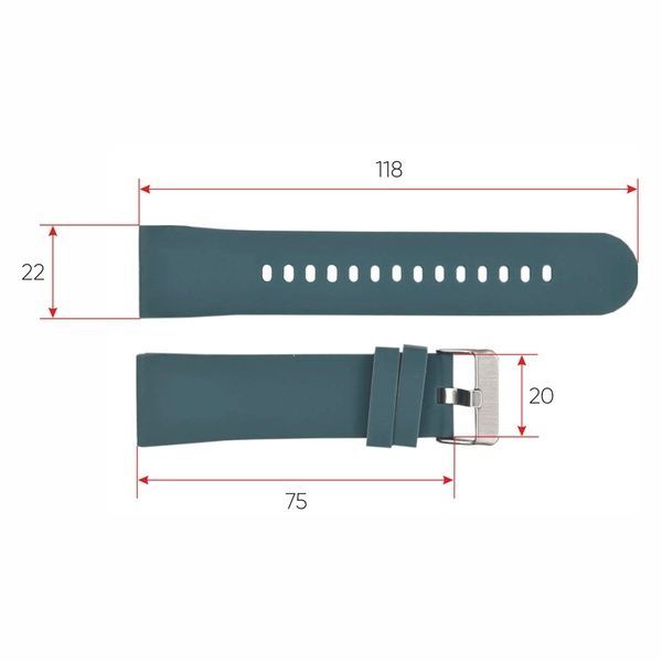 Ремінець для смарт годинника Modfit Business Blue 1051-0782 фото