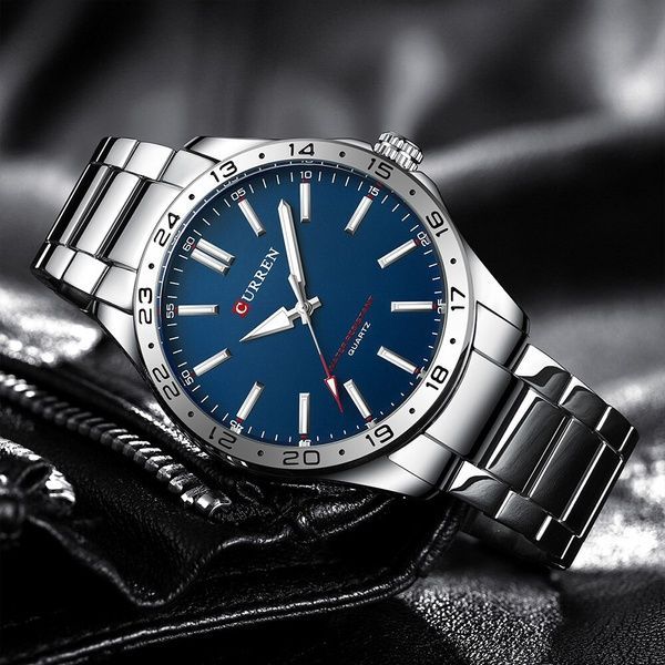 Curren 8452 Silver-Blue 1008-0434 фото