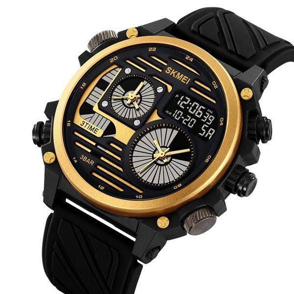 Skmei 2202PBKGD Black-Gold 1080-2513 фото