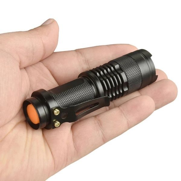 Ліхтарик Police BL 8468 &mdash; 525 Q5 XPE + COB + Вбудований Акумулятор + Зарядний кабель + MicroUSB + BOX Ліхтар 8468 фото