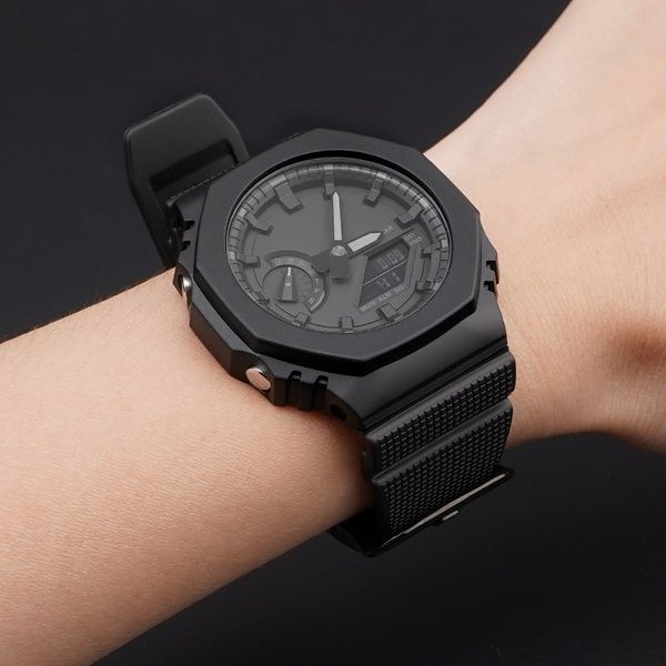 Ремінець для Casio G-Shock GM-2100 Black SI 1051-0851 фото