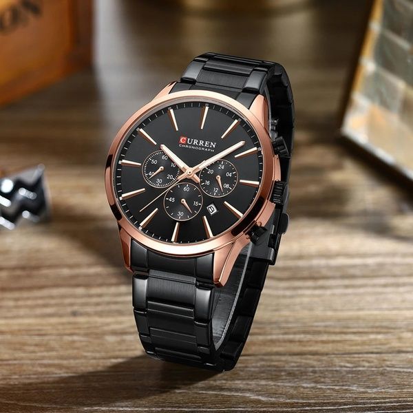 Curren 8435 Gold-Black 1008-0370 фото