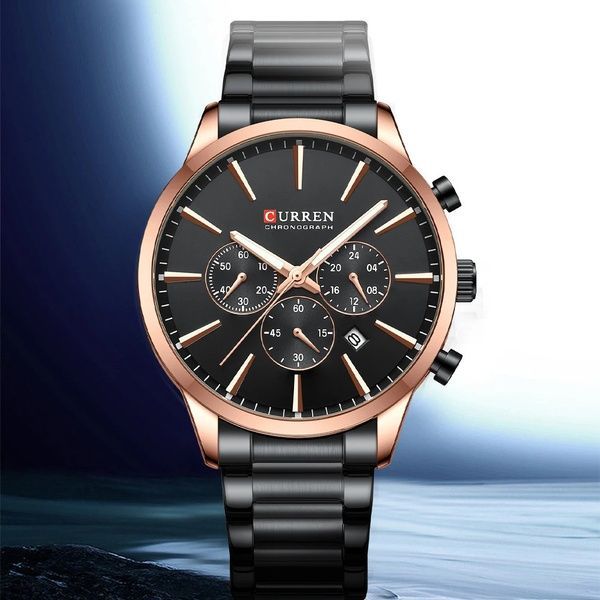 Curren 8435 Gold-Black 1008-0370 фото