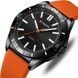 Curren 8449 Black-Orange 1008-0419 фото 2