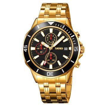 Skmei 9335GDBK Gold-Black 1080-2470 фото