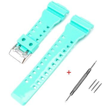 Ремінець для Casio G-Shock GA-100/110 Light Green-Glossy SI 1051-1071 фото