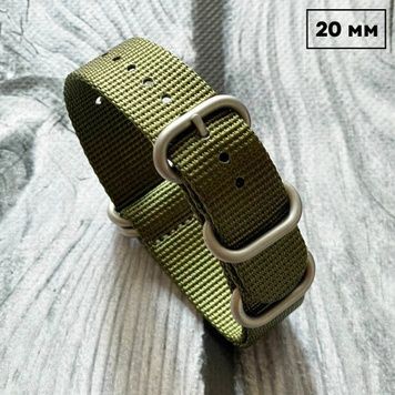 Ремешок Nato Green 20 мм 1051-0474 фото