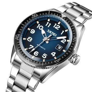 Skmei 9232SSIBU Silver/blue-steel strap 1080-2351 фото