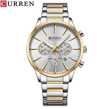 Curren 8435 Silver-Gold-Silver 1008-0372 фото