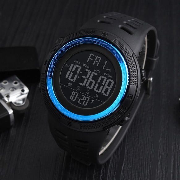 Skmei 1251BU Black-Blue 1080-0897 фото