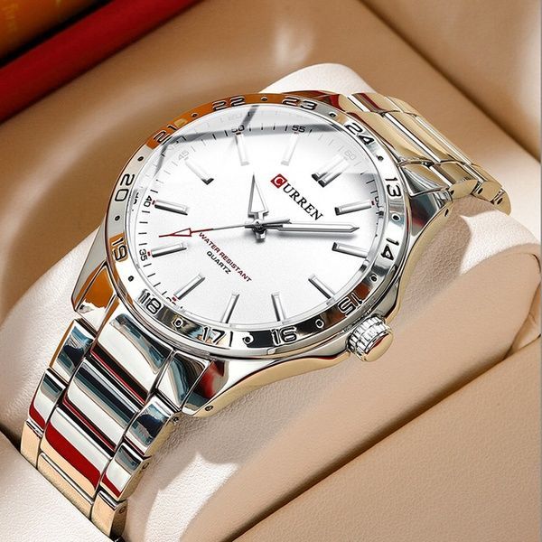 Curren 8452 Silver-White 1008-0436 фото
