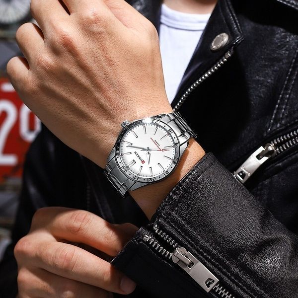 Curren 8452 Silver-White 1008-0436 фото
