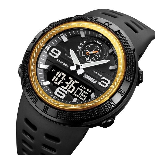 Skmei 1655GDBK Gold-Black SALE 1080-2292 фото