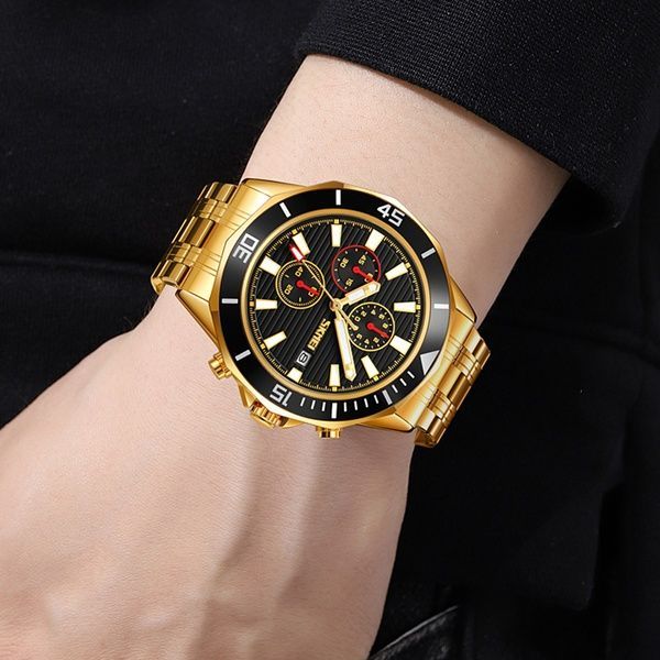 Skmei 9335GDBK Gold-Black 1080-2470 фото
