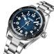Skmei 9232SSIBU Silver/blue-steel strap 1080-2351 фото 1