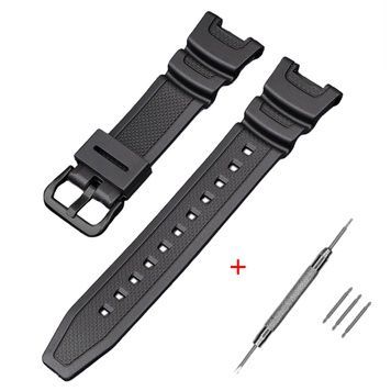 Ремінець для Casio SGW-100 Black BK 1051-1056 фото
