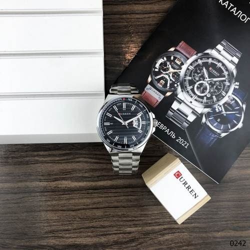 Curren 8375 Silver-Black 1008-0242 фото